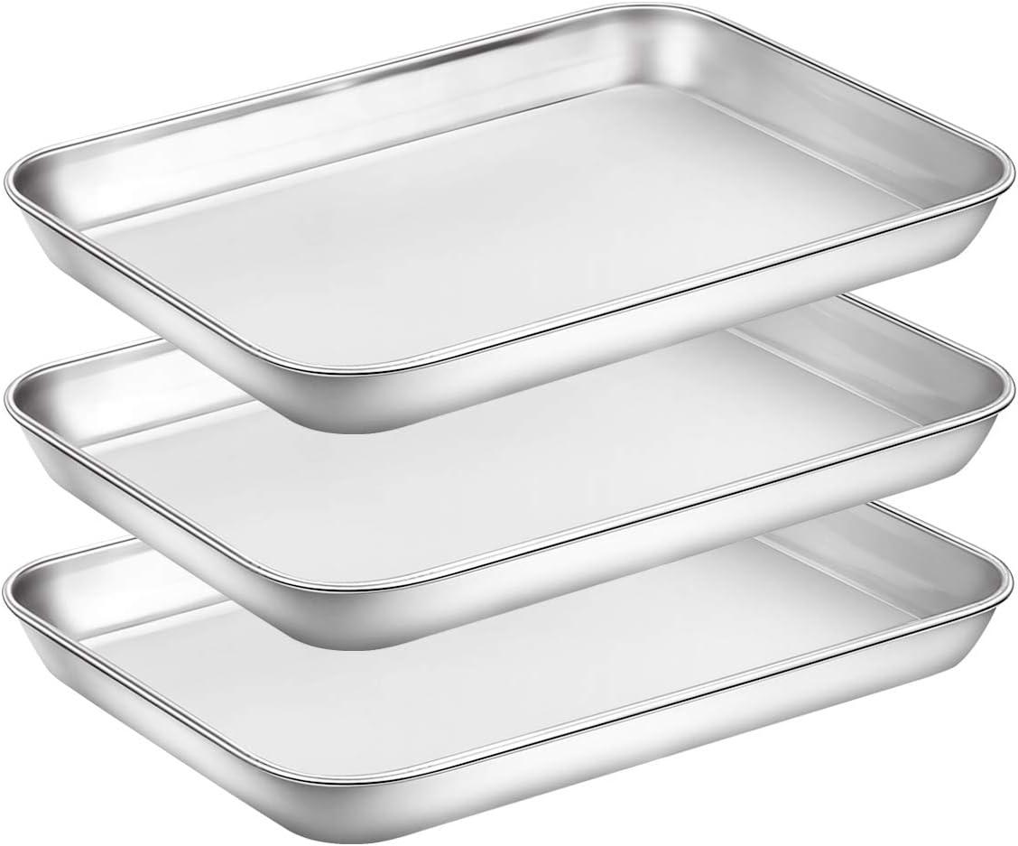 Stainless Steel Small Baking Sheet Pan Set