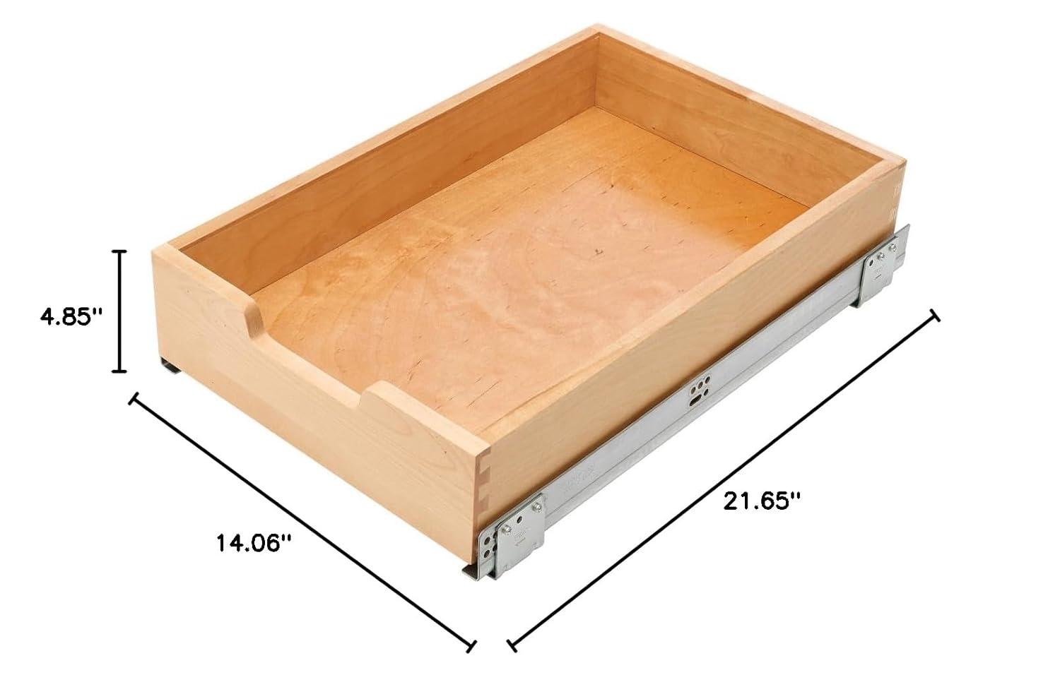 Rev-A-Shelf Rev-A-Shelf Wood Base Cabinet Pull Out Drawers with Soft Close