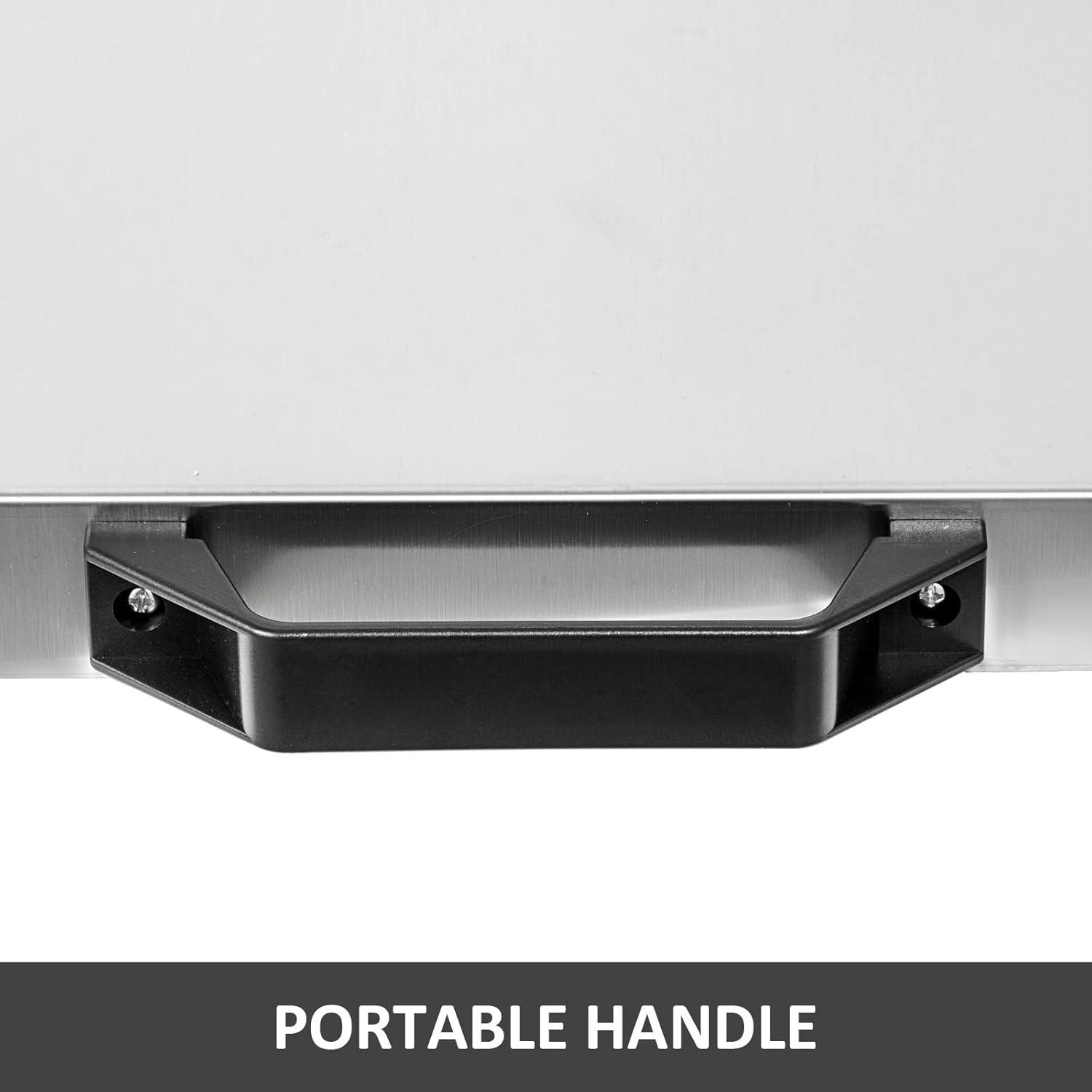 VEVOR 1100Lbs x 0.2Lbs Digital Livestock Scale Large Pet Vet Scale Stainless Steel