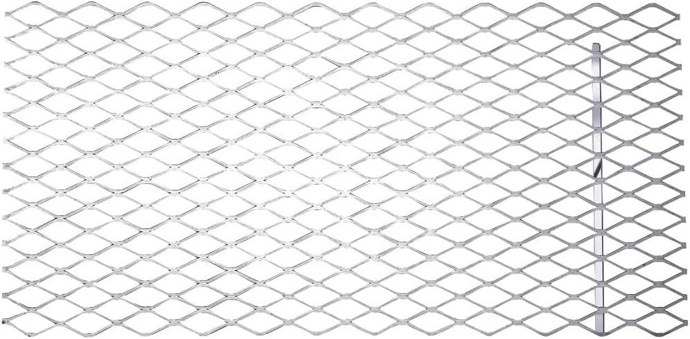 24" x 12" Plain Steel Expanded Metal Sheet