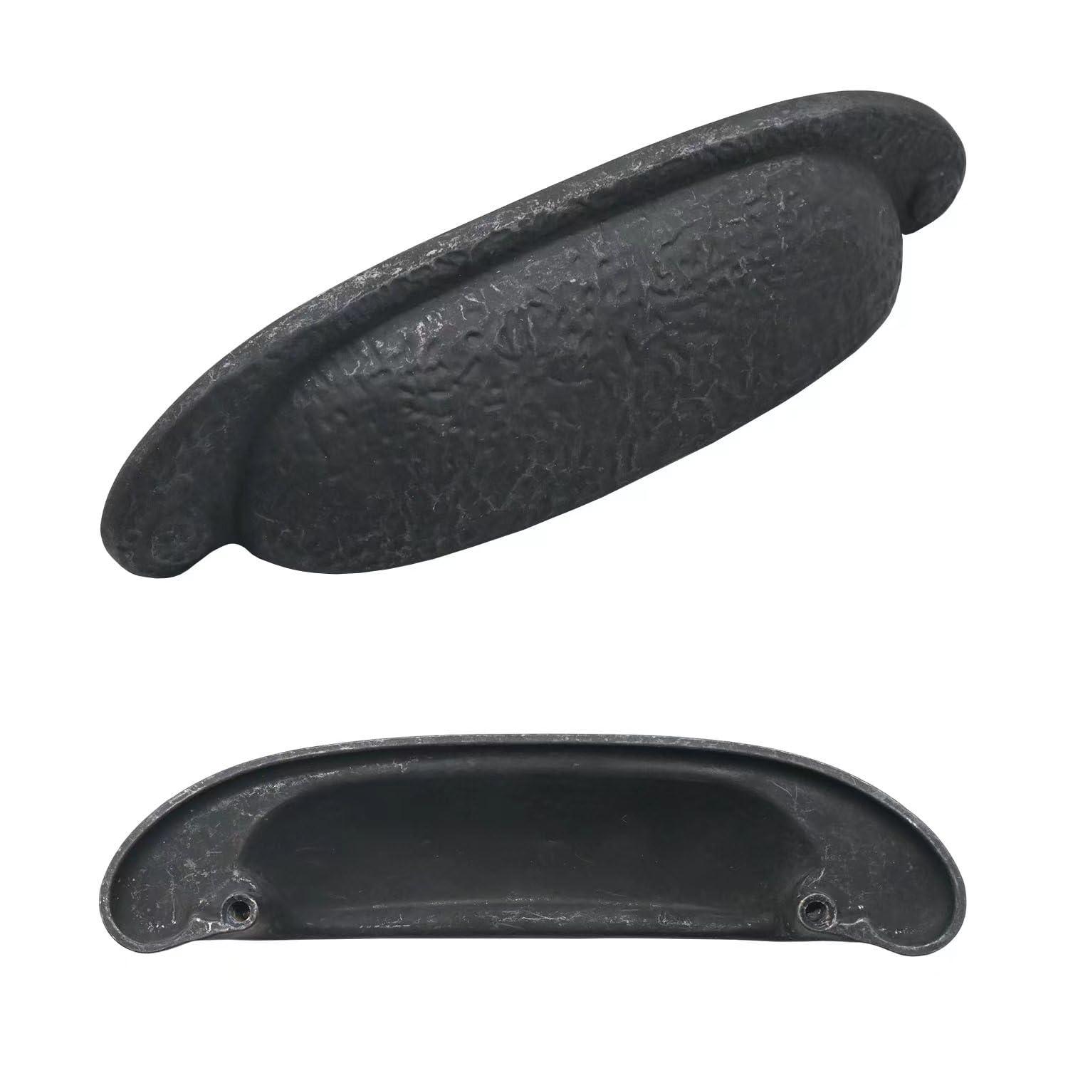 Refined Rustic Kitchen Cabinet Handles, Solid Core Drawer Pulls for Cabinet Doors, 3" & 3-3/4"(96mm)