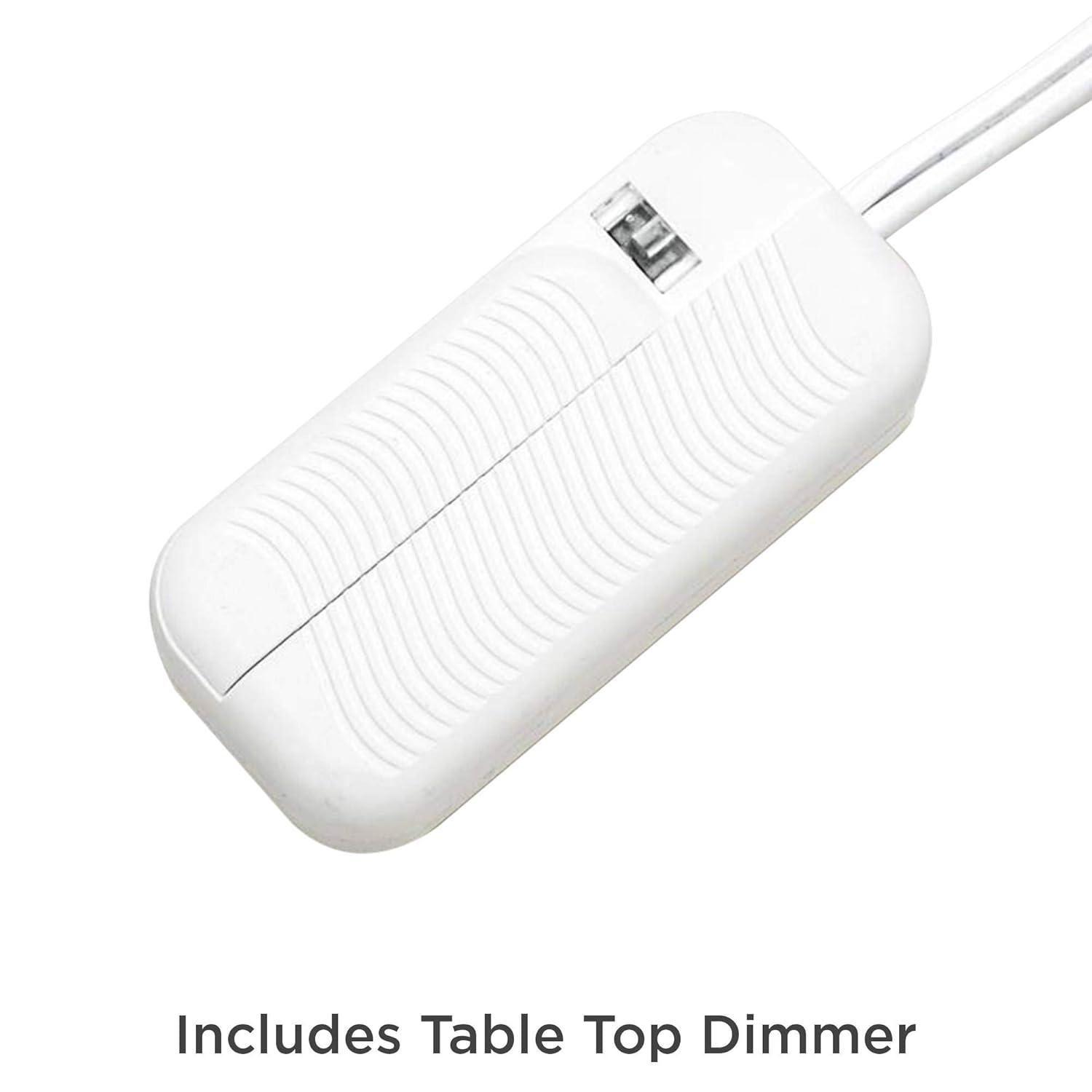 360 Lighting Evan Modern Table Lamps 28 1/2" Tall Set of 2 Brushed Nickel with USB Charging Port Table Top Dimmers White Rectangular Shade for Bedroom