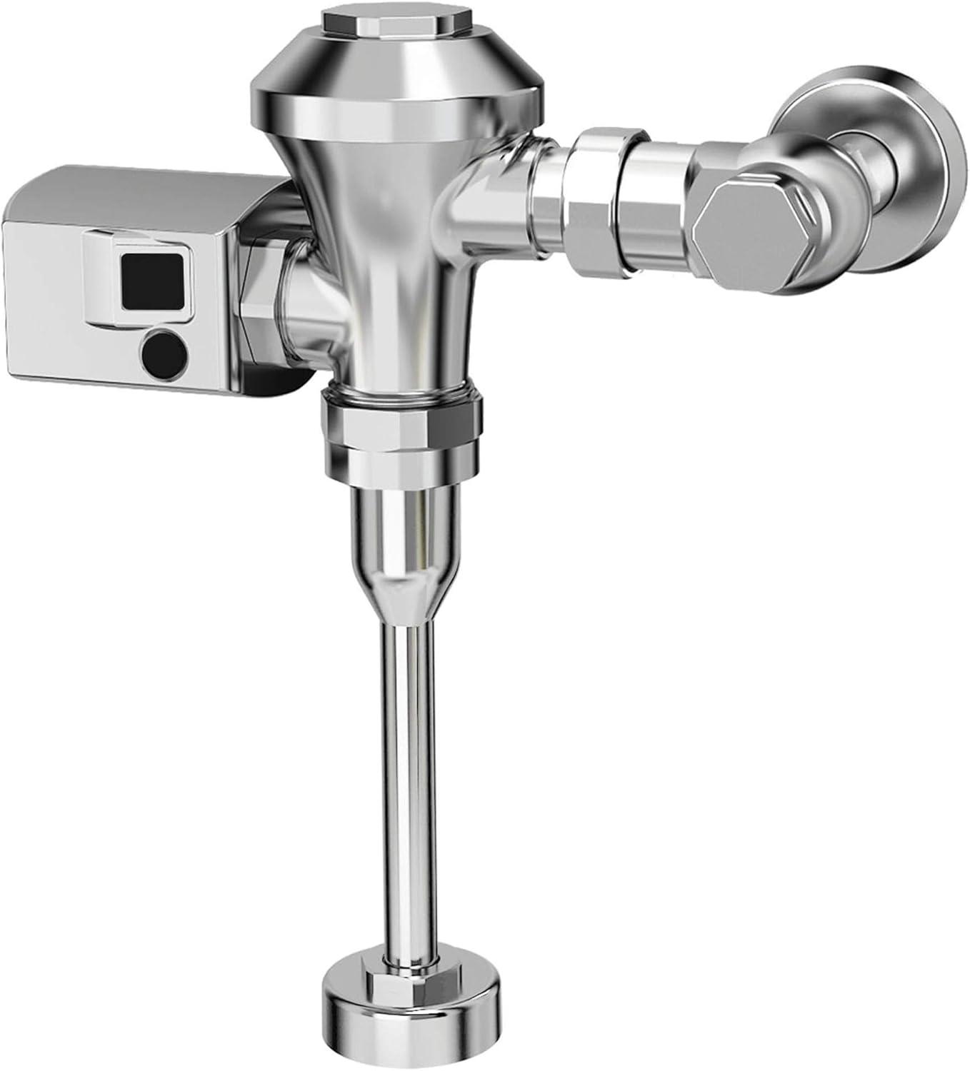 Chrome Sensor-Operated Industrial Urinal Flush Valve