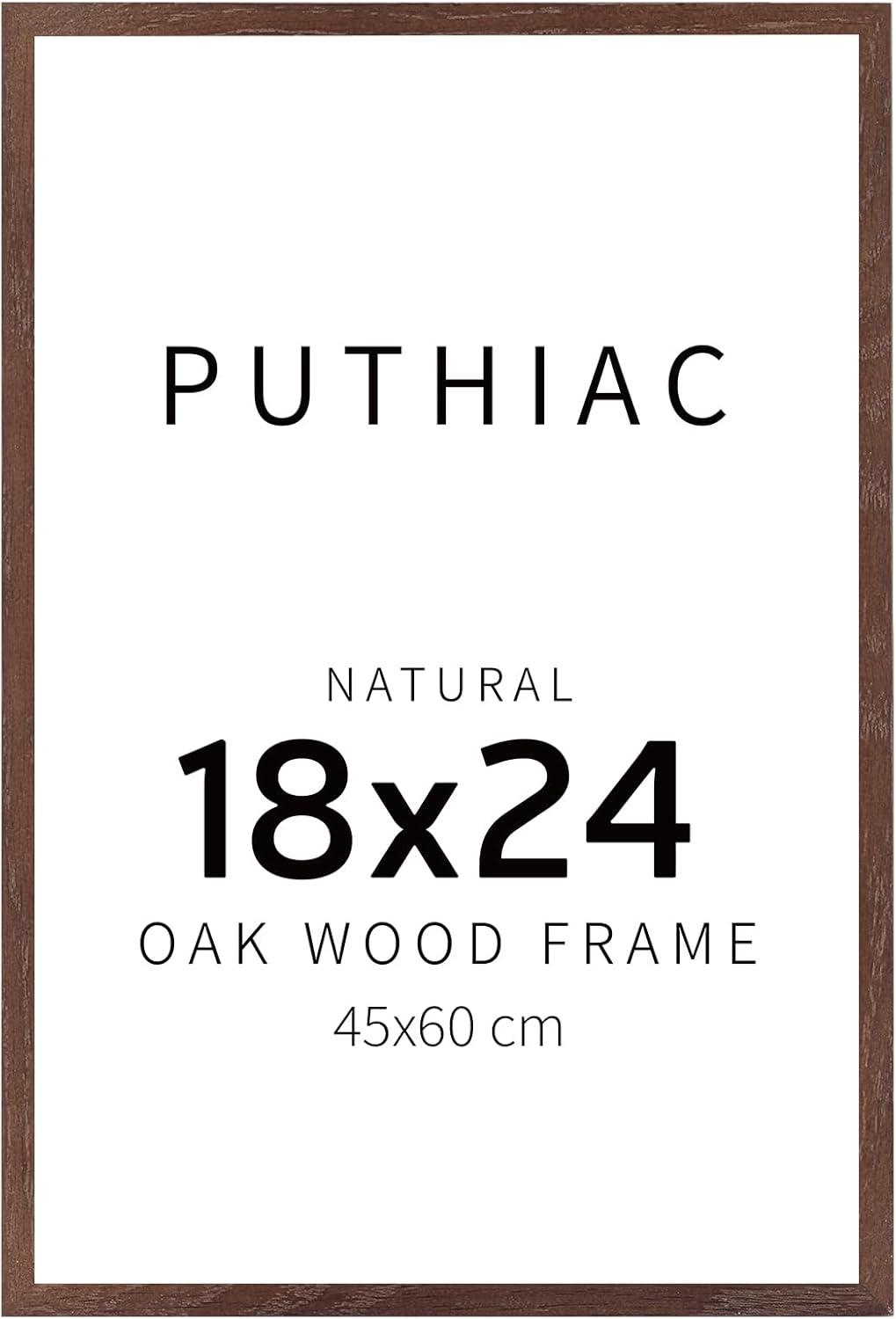 18x24 Frame White Wheat Solid Wood Picture Frame | Moulding Width 0.75 Inches | Interior Depth 0.5