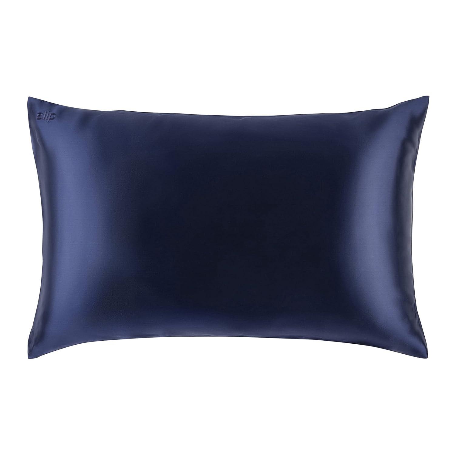 Slip Pure Silk Pillowcase Bedding, Navy, Queen