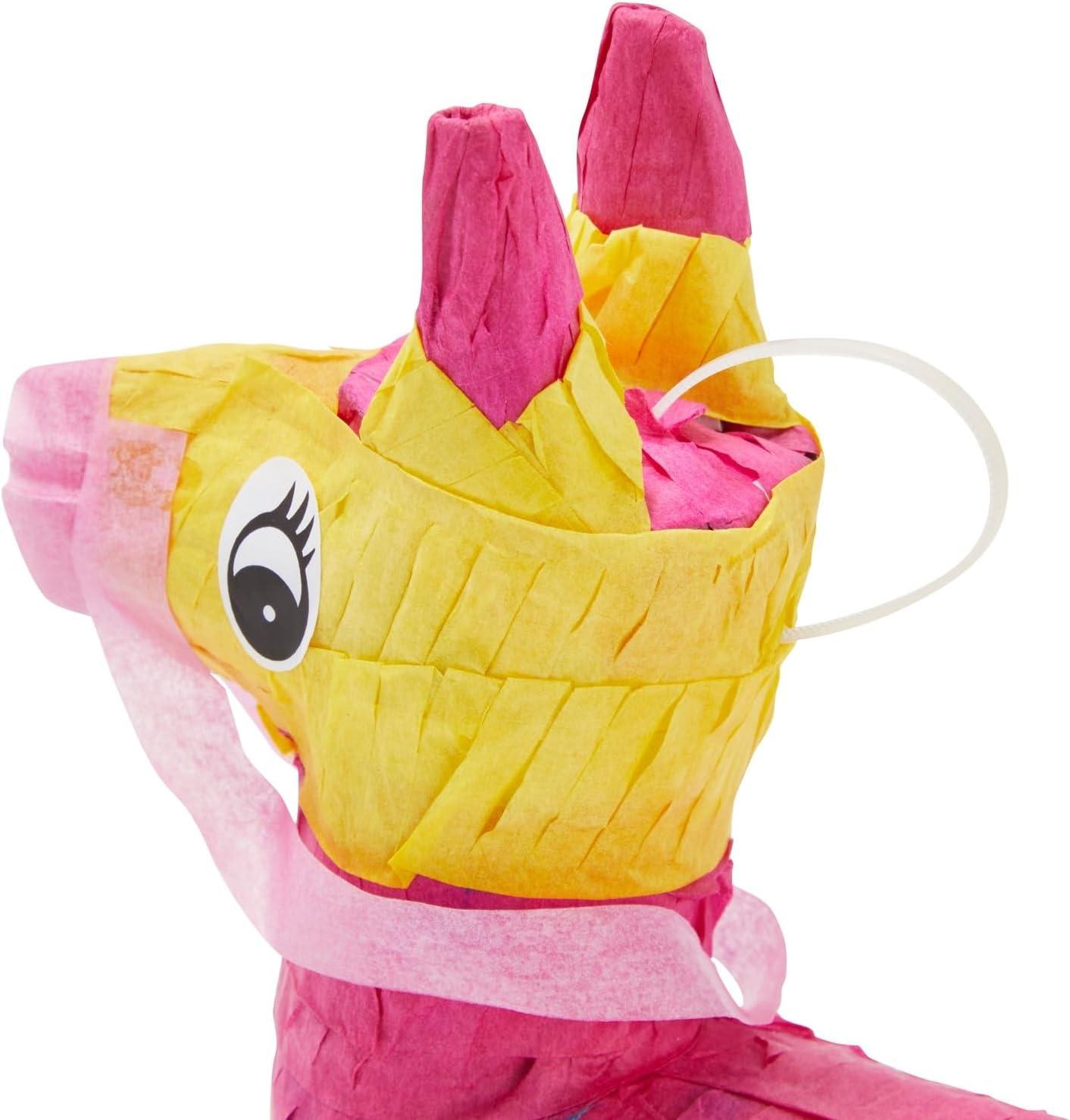 Juvale Mini Donkey Pinata - 3 Pack Small Mexican Pinatas for Mexican Fiestas, Birthday Parties (4 x 7.5 x 2 In)