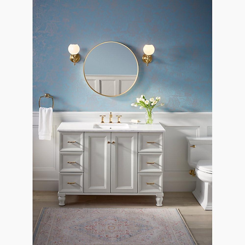 Essential Round Wall Mirror, Bathroom/Vanity Mirror with Frame