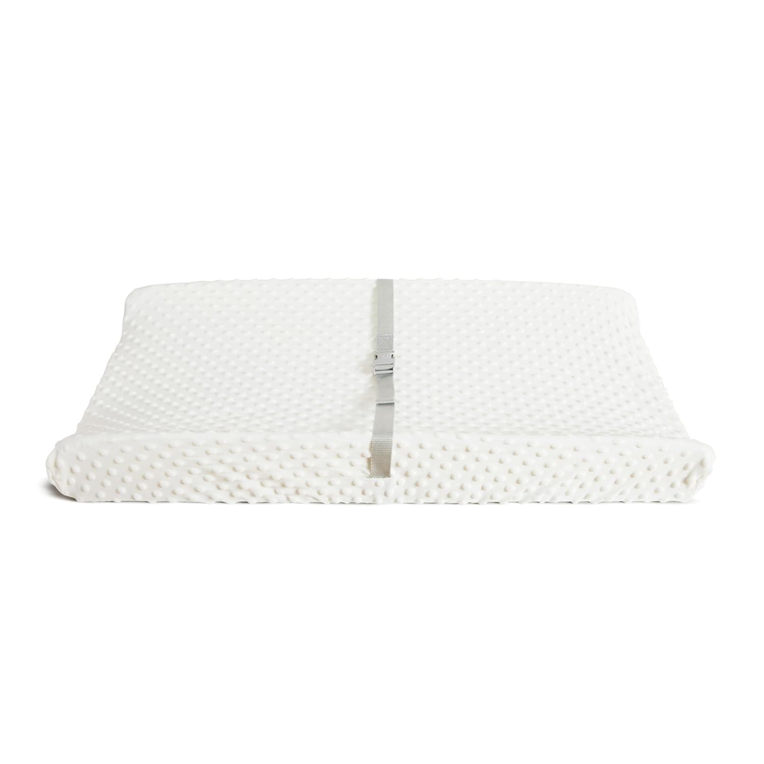 Munchkin Secure Grip Diaper Changing Pad with Cover - Warm White