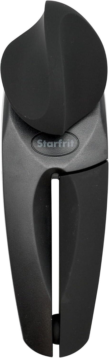 Starfrit MightiCan Left-and-Right Handed Soft Grip Can Opener in Black