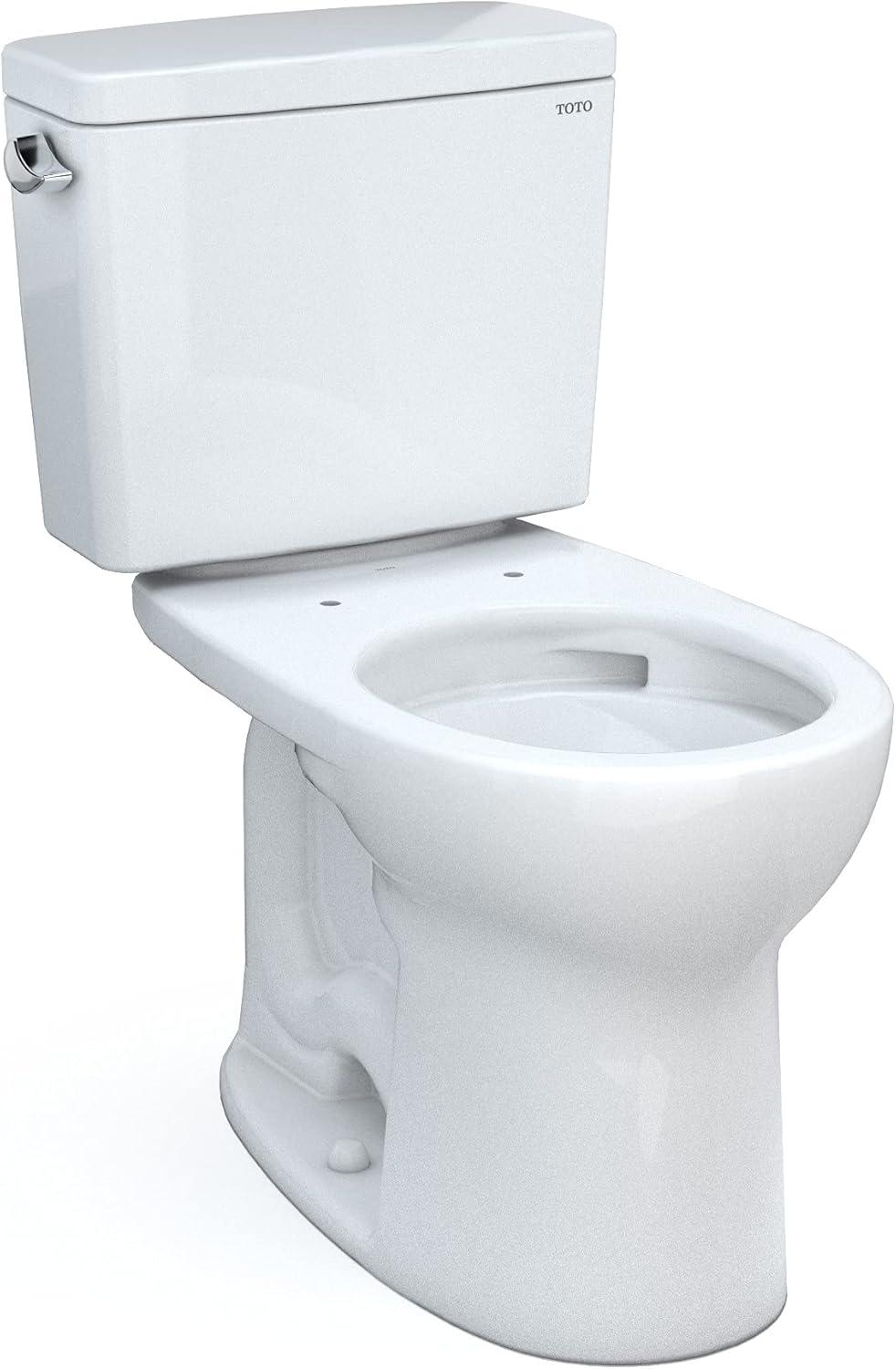 Drake Two Piece Round 1.6 Gpf Universal Height Toilet with Wax Ring