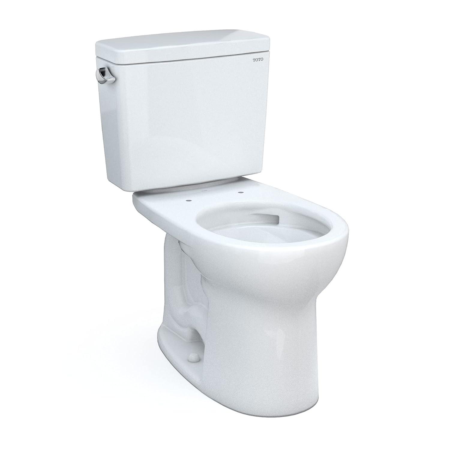 Drake Two Piece Round 1.6 Gpf Universal Height Toilet with Wax Ring