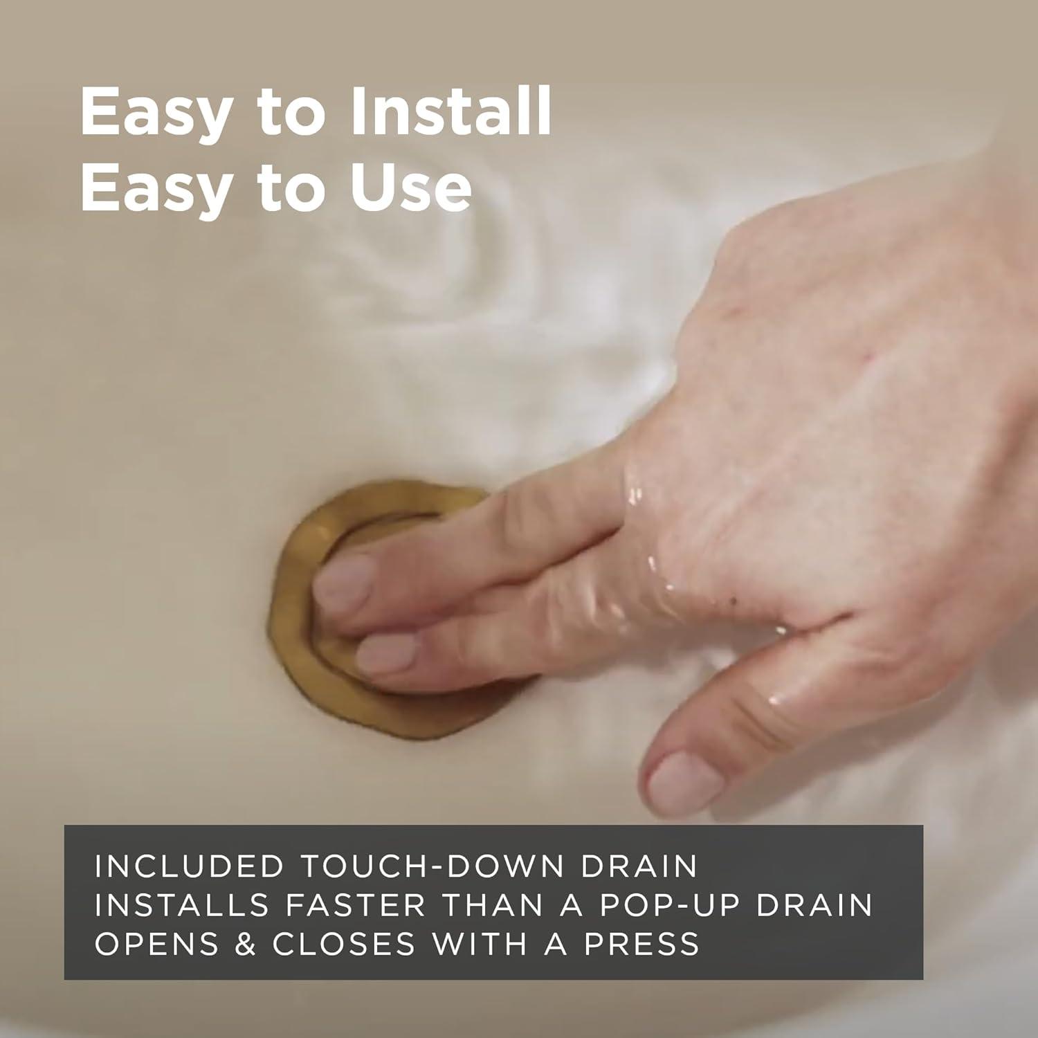 Parma 2-Handle Widespread Bathroom Faucet with Metal Touch Down Drain