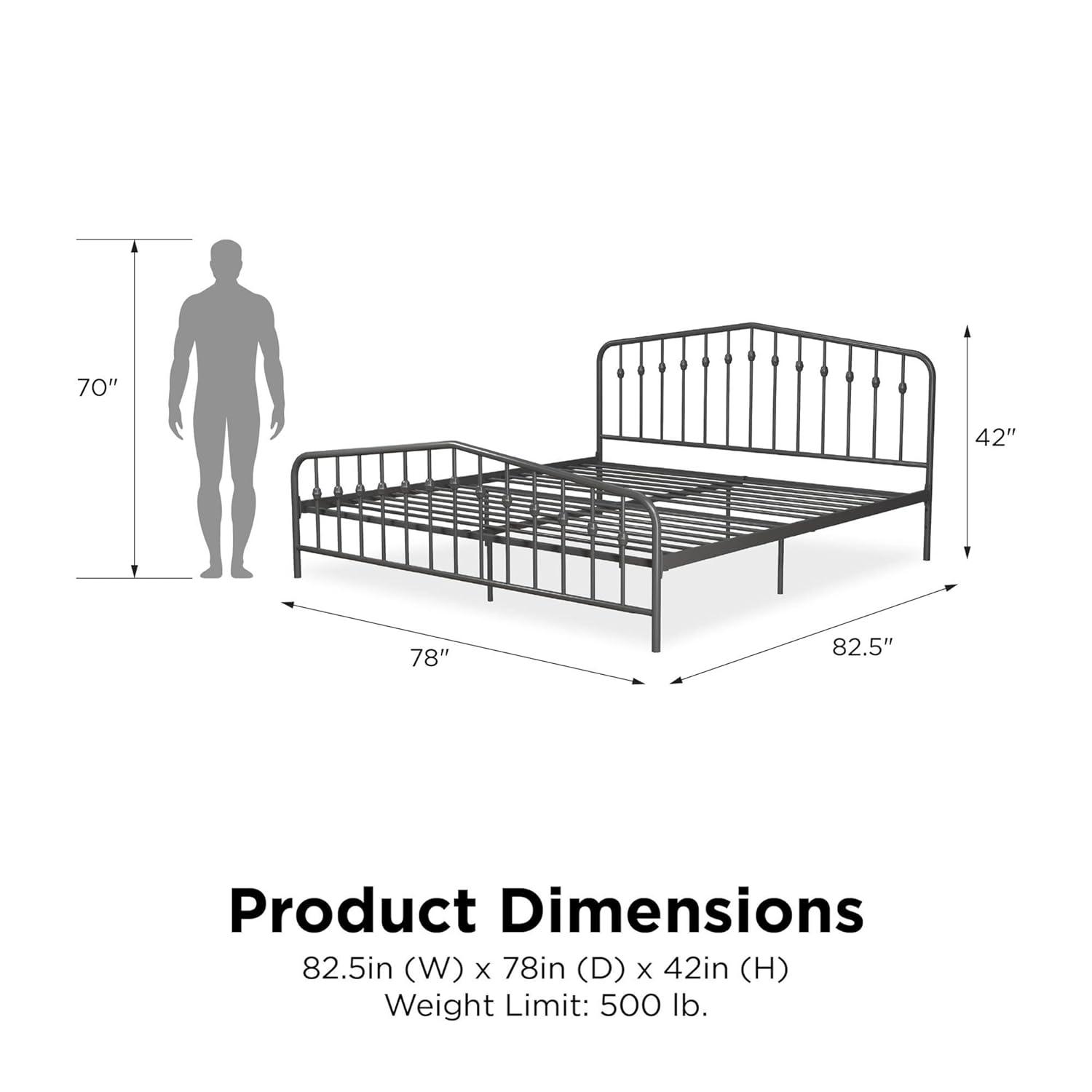 Bushwick Metal Platform Bed