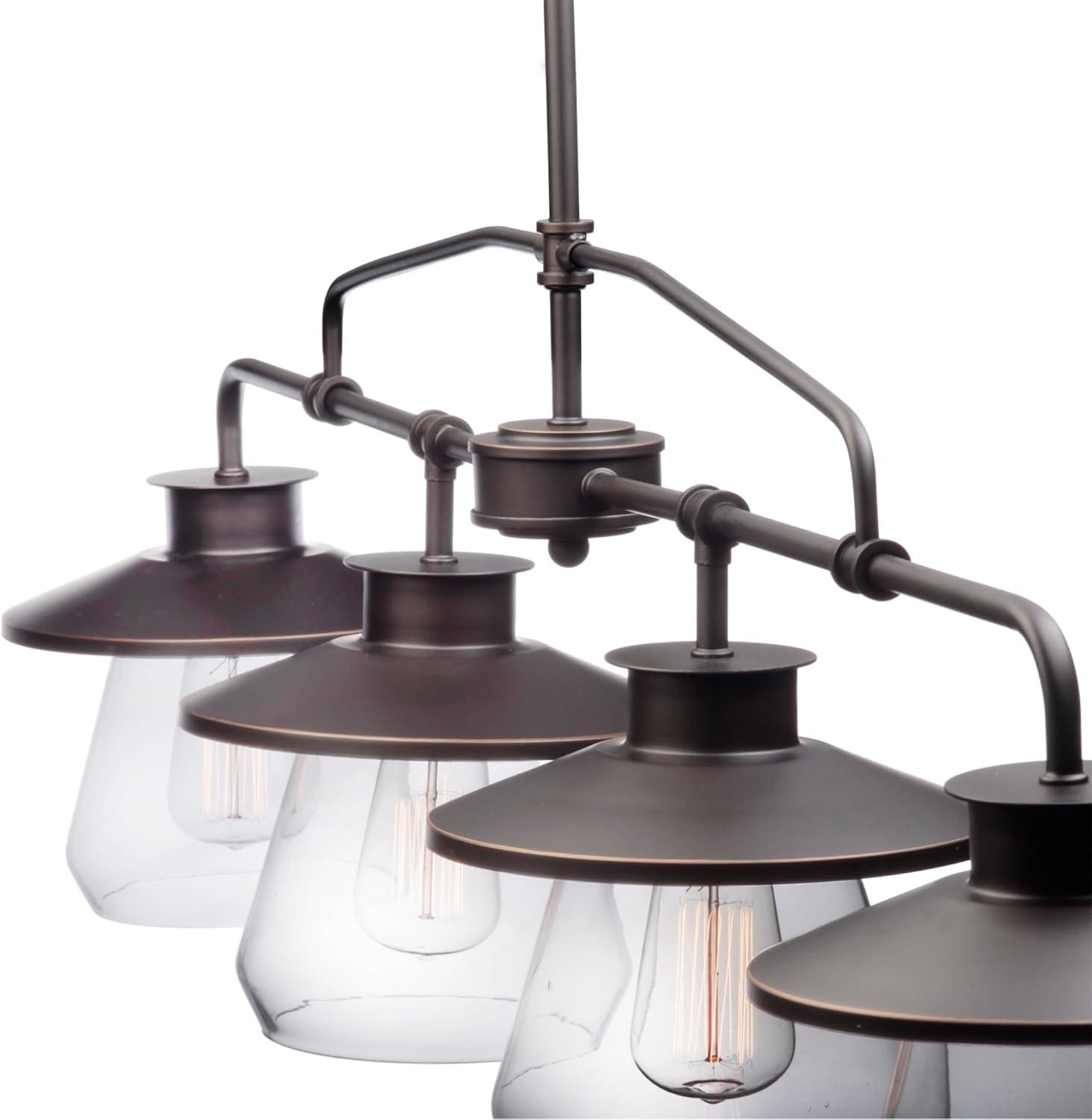 Nate 4-Light Oil Rubbed Bronze Pendant