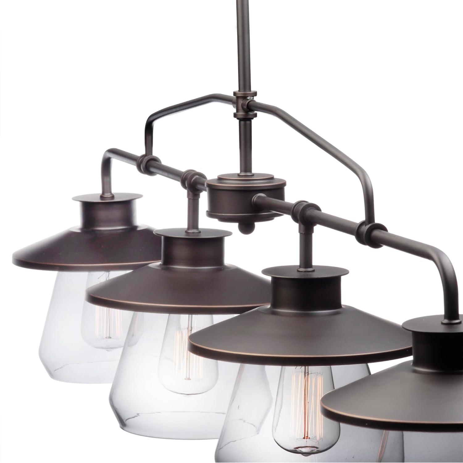 Nate 4-Light Oil Rubbed Bronze Pendant