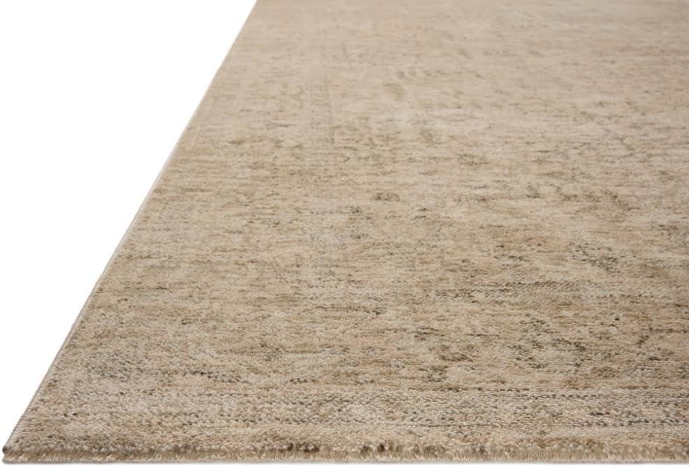 Junie II Rug Magnolia Home by Joanna Gaines x Loloi - Oatmeal and Smoke / 7'10" Round