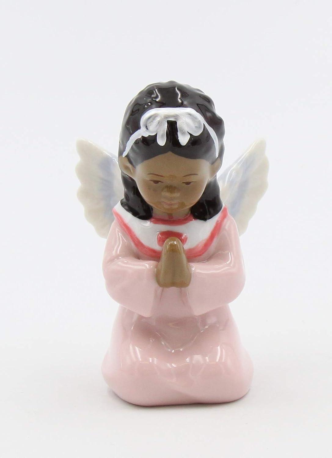 Kevins Gift Shoppe Ceramic Guardian Angel Girl Praying Figurine