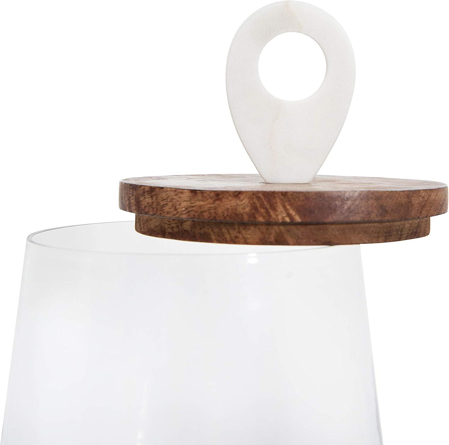 Sprinkle & Bloom Clear Glass Food Storage Jar