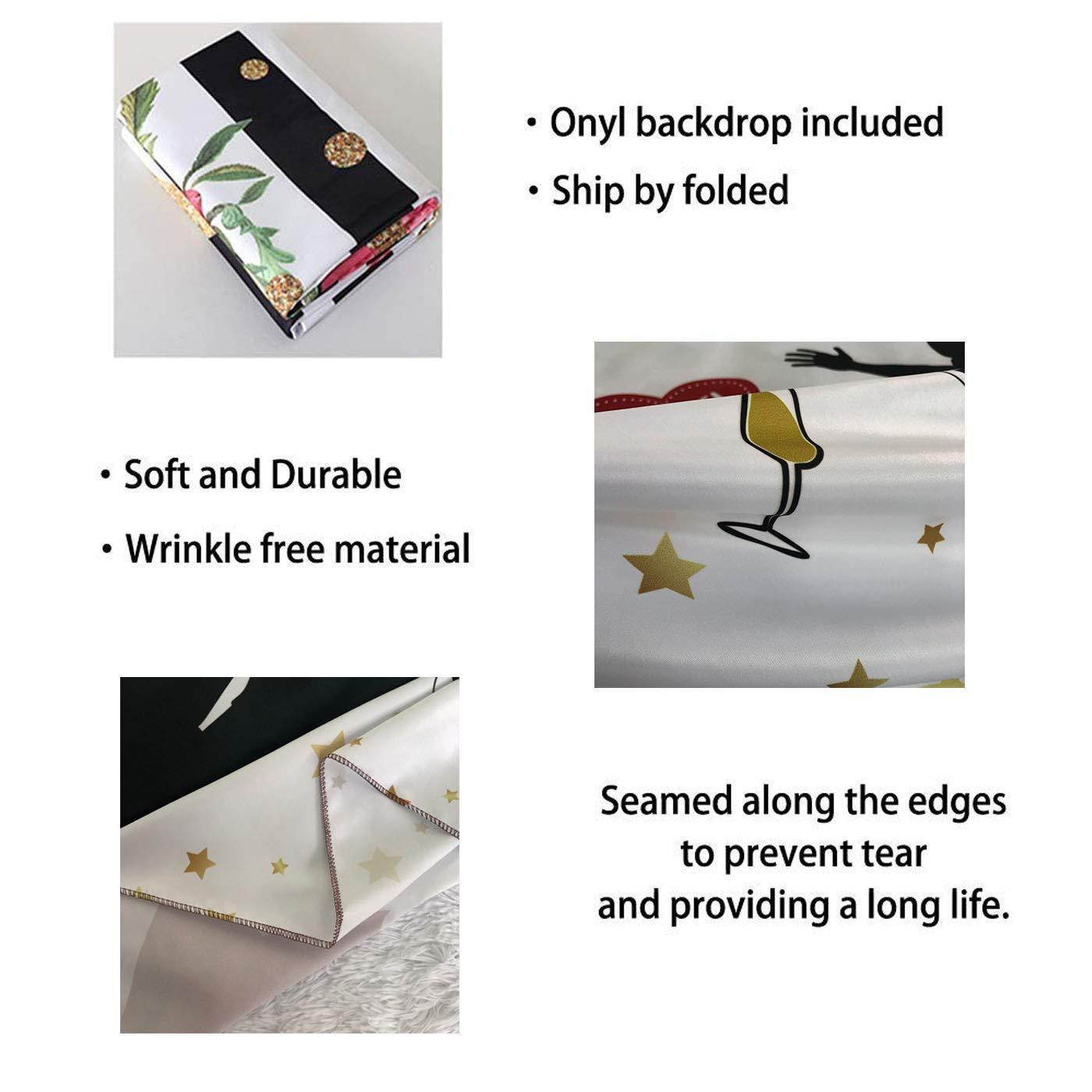 Safari Birthday Decorations 7x5ft Ployester Fabric Photography Backdrop Green Spring Forest Jungle Party Background Banner Supplies Baby Shower Decorations