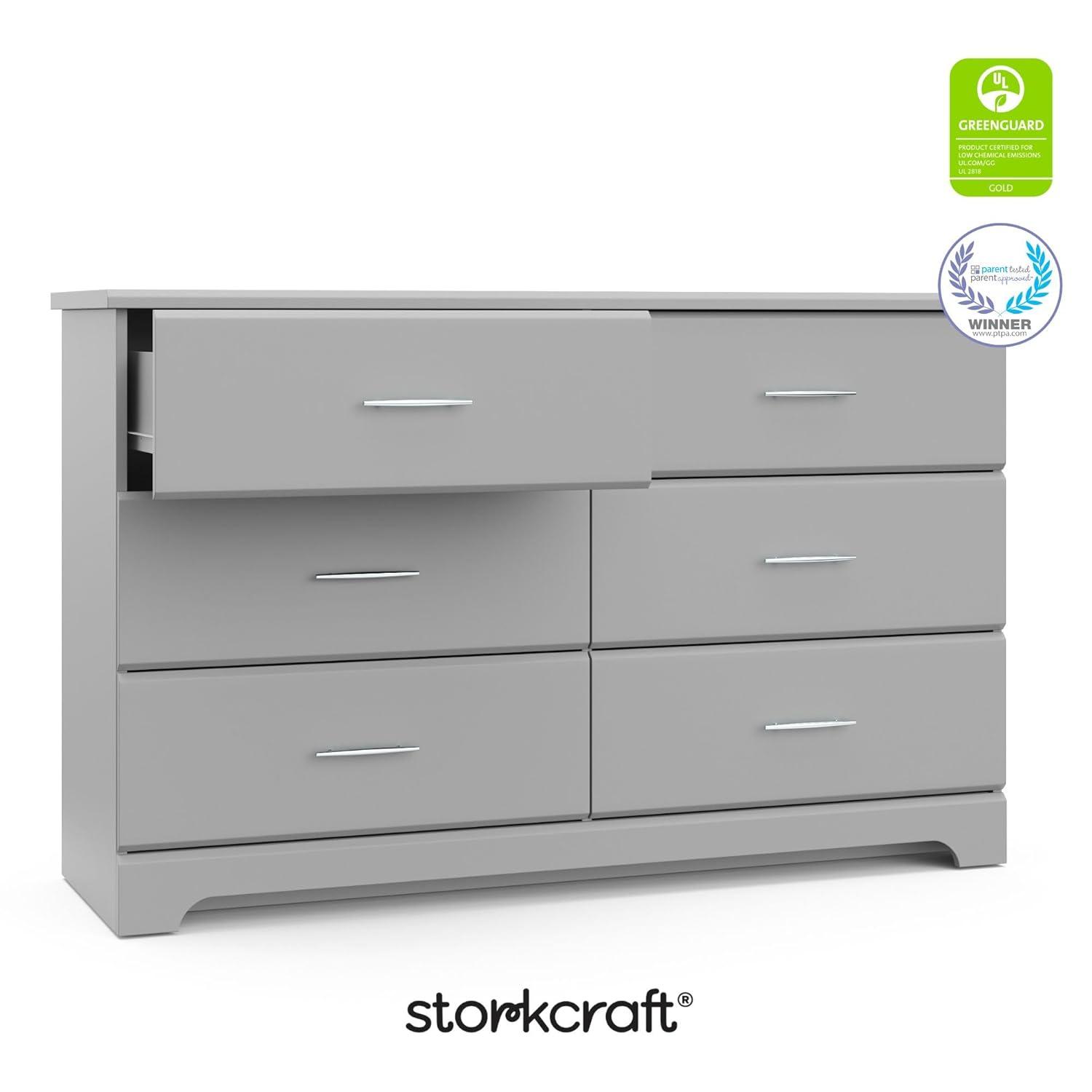 Brookside 6 Drawer Double Dresser