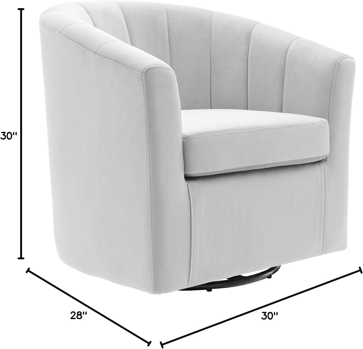 Modway Prospect Performance Velvet Swivel Armchair