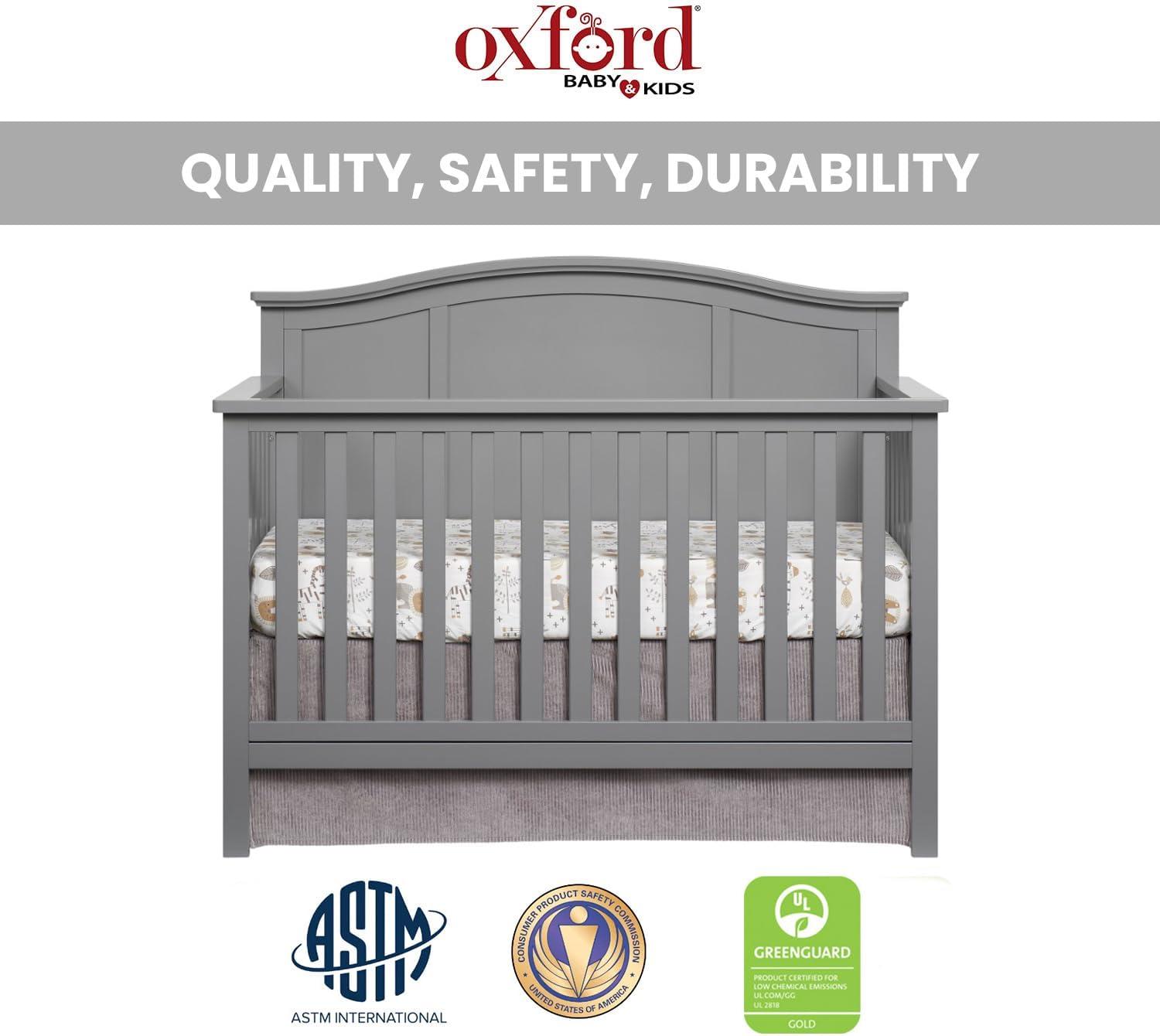 Oxford Baby Emerson 4-in-1 Convertible Crib