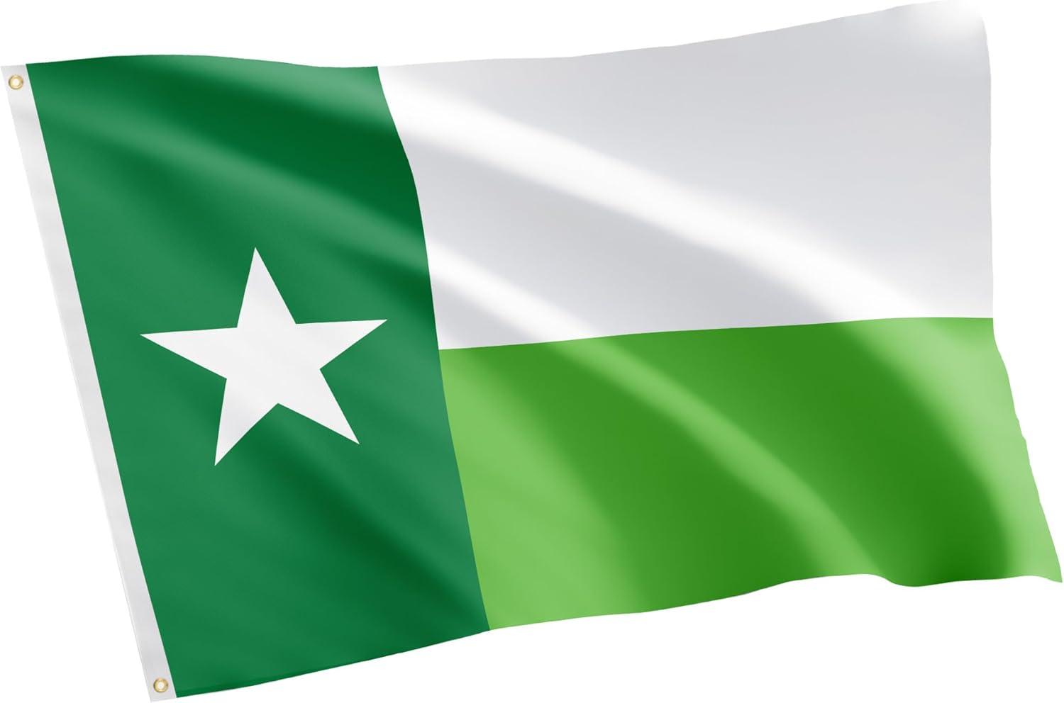 Desert Cactus University of North Texas Flag UNT Mean Green Flags Banners 100% Polyester Indoor Outdoor 3x5 (Green Texas Flag)