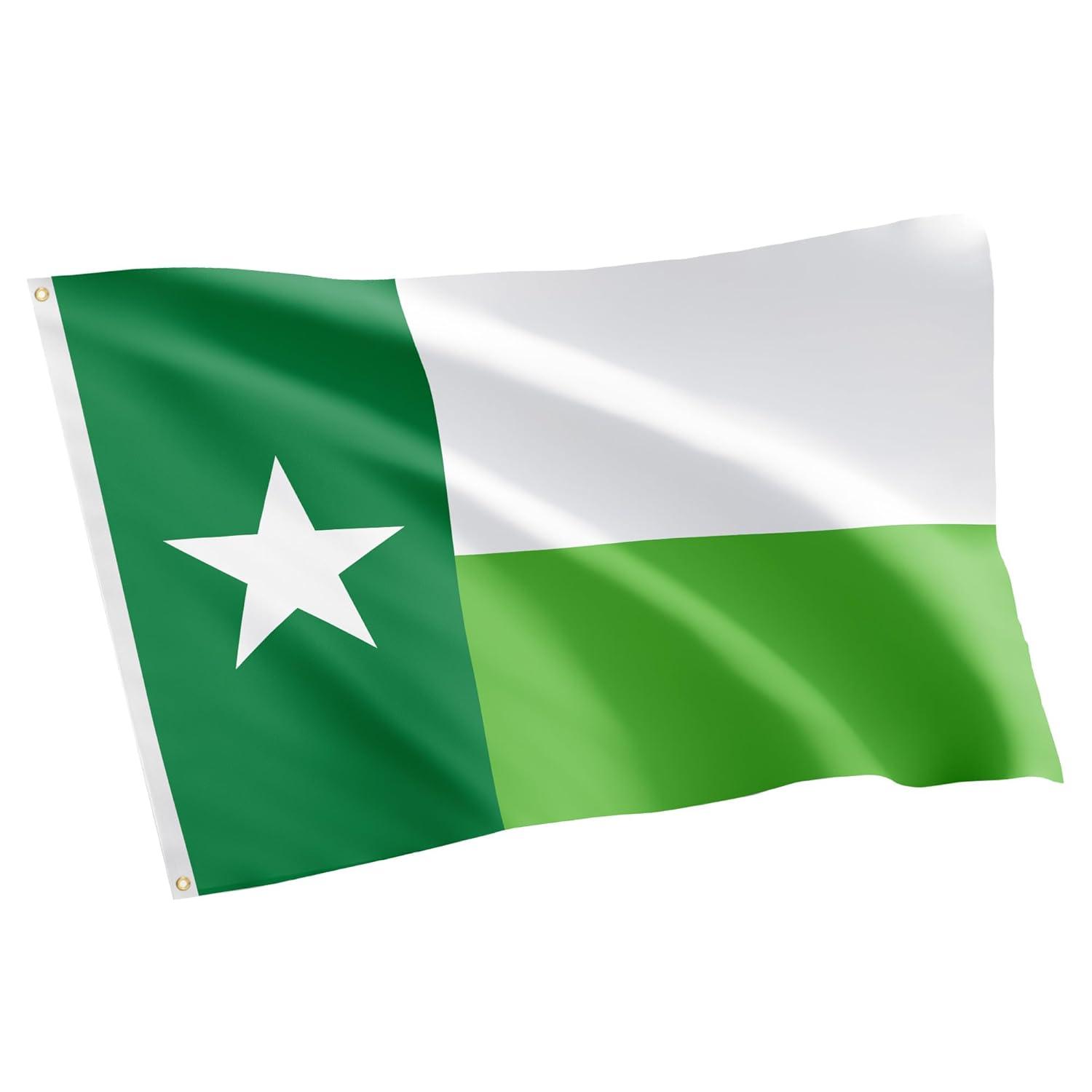 Desert Cactus University of North Texas Flag UNT Mean Green Flags Banners 100% Polyester Indoor Outdoor 3x5 (Green Texas Flag)