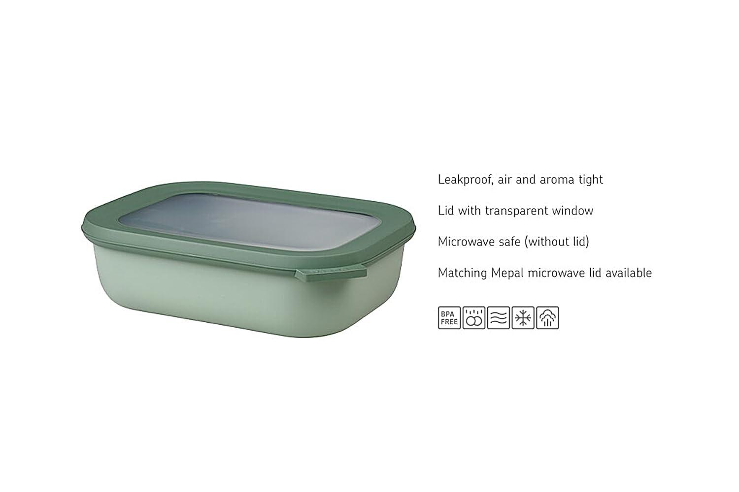 MEPAL Cirqula Food Storage - Set of 3 Containers and 3 Lids