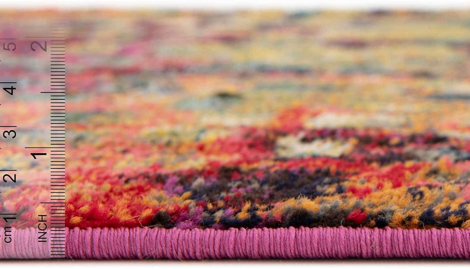 Unique Loom 5' 1 x 8' 0 Jardin Ivy Multi Area Rug