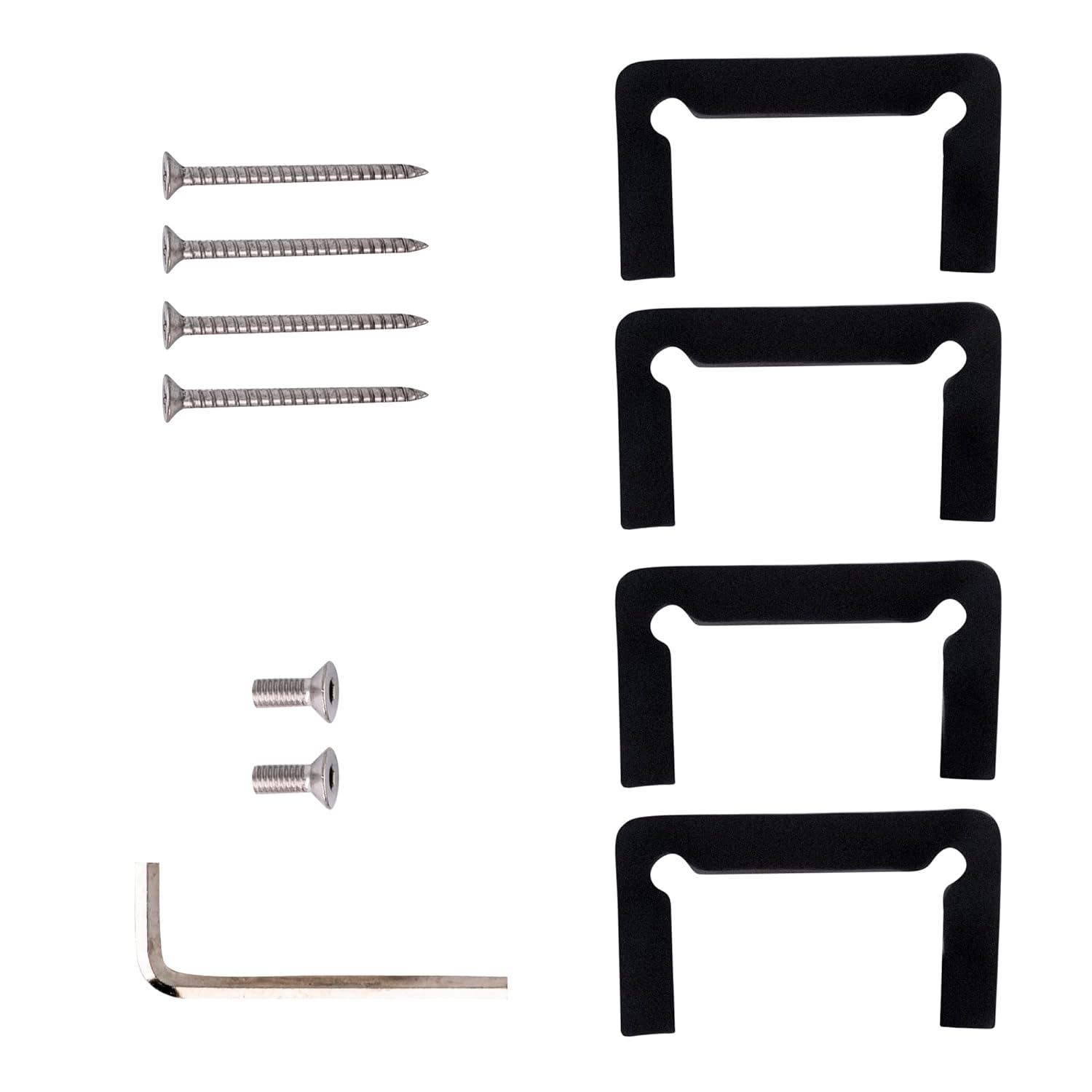 CRL P1N037CH Polished Chrome Pinnacle 037 Series Wall Mount 'H' Back Plate Hinge