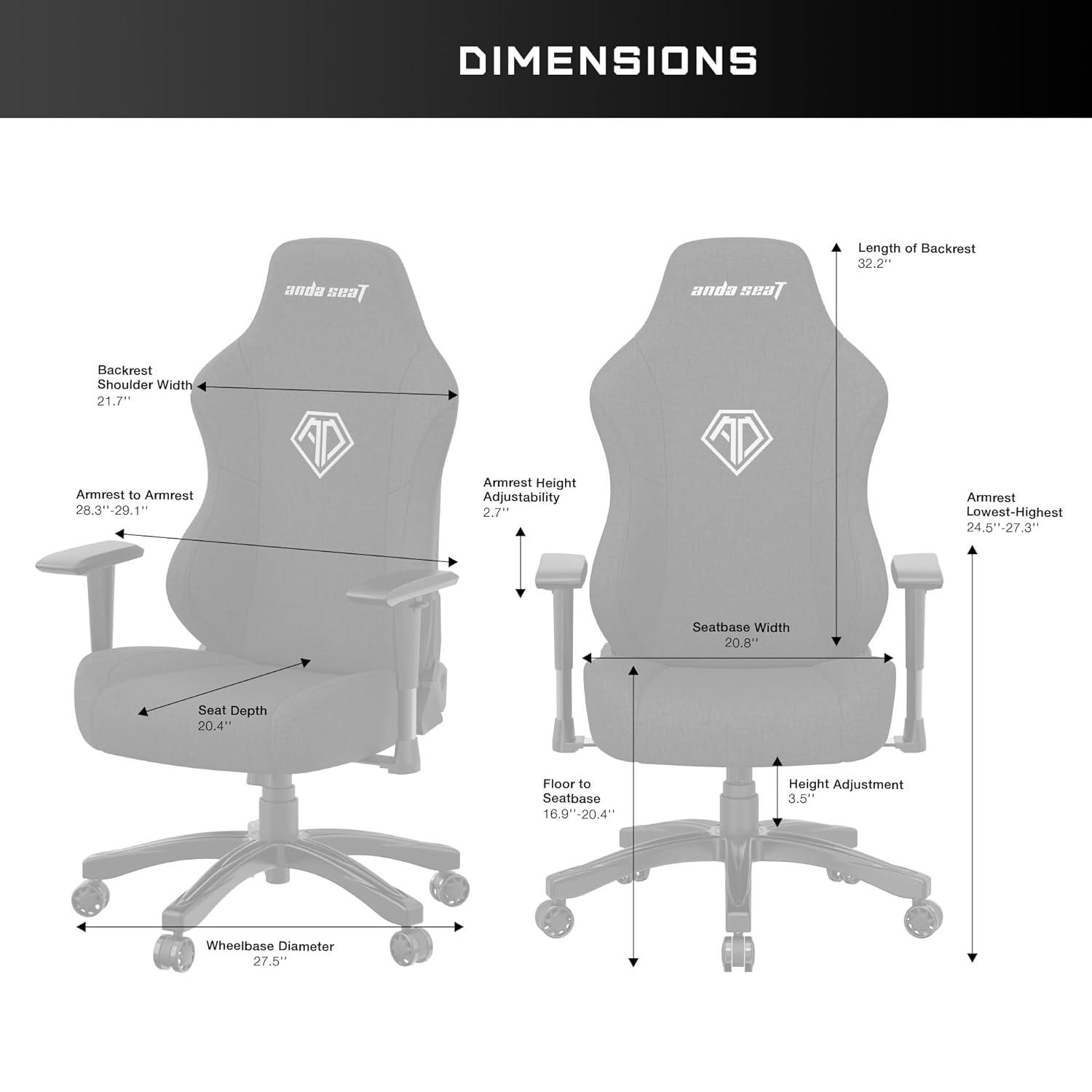 andaseaT andaseaT Phantom 3 Gaming Chair