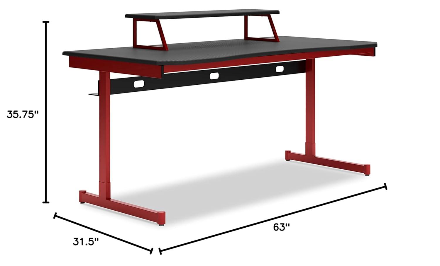Julissia Metal Base Computer Desk