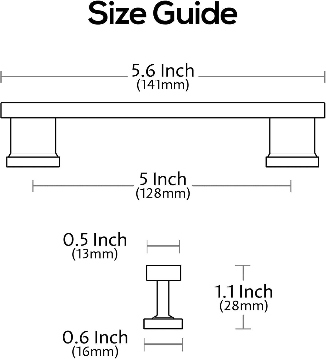 Brushed Nickel 10-Inch Cabinet Bar Pull with Mounting Hardware