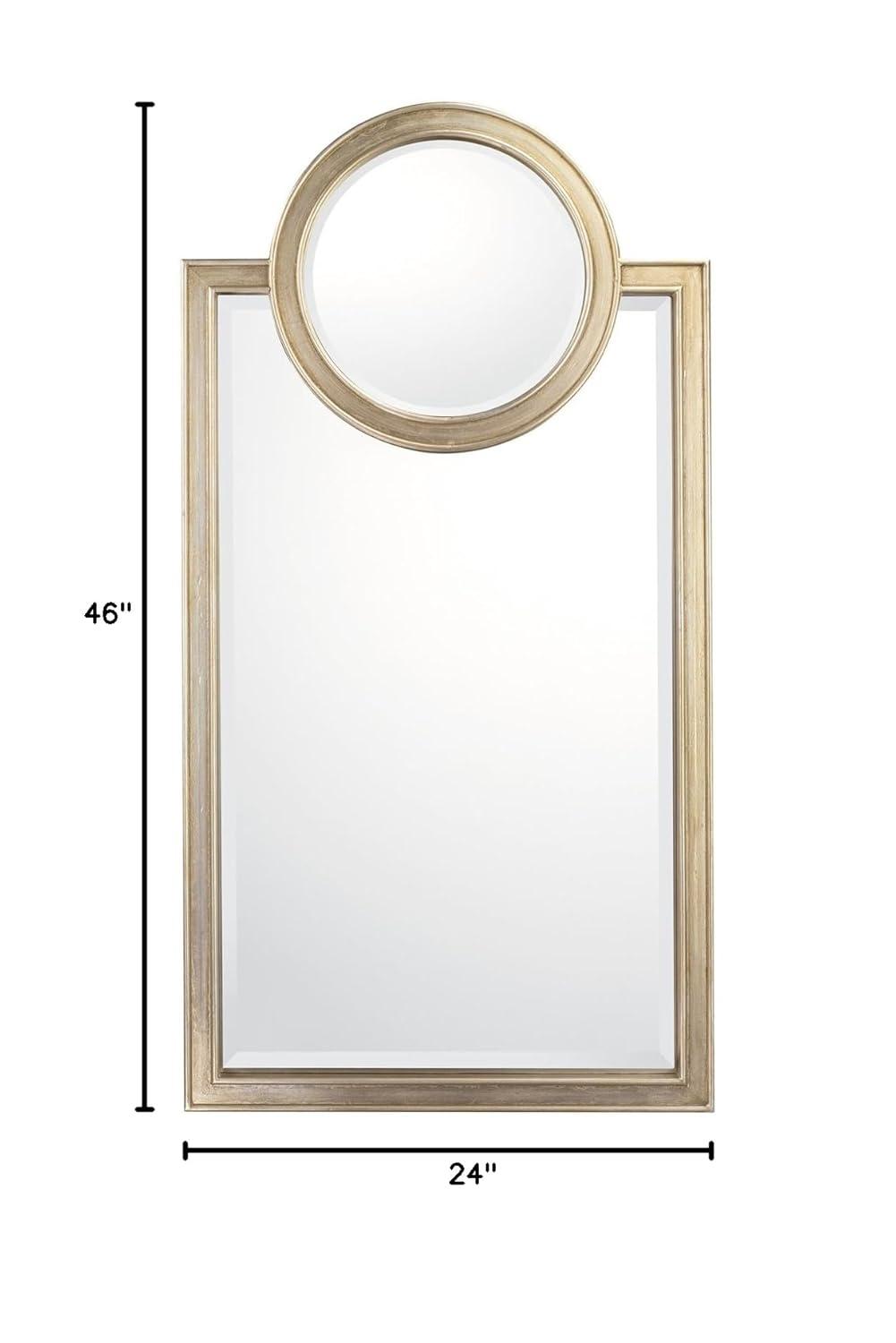 46 Inch Rectangular Decorative Mirror In Modern Style 24 High By 46 Wide Capital Lighting M462401