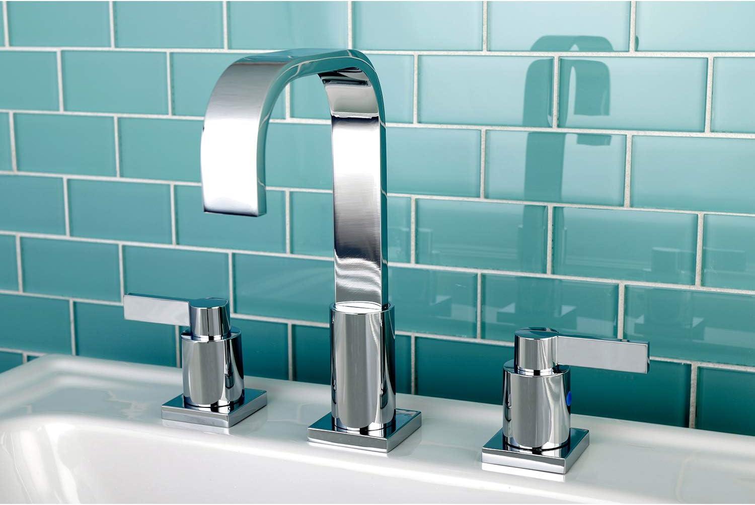 Nuvo Fusion Widespread Bathroom Faucet with Drain Assembly