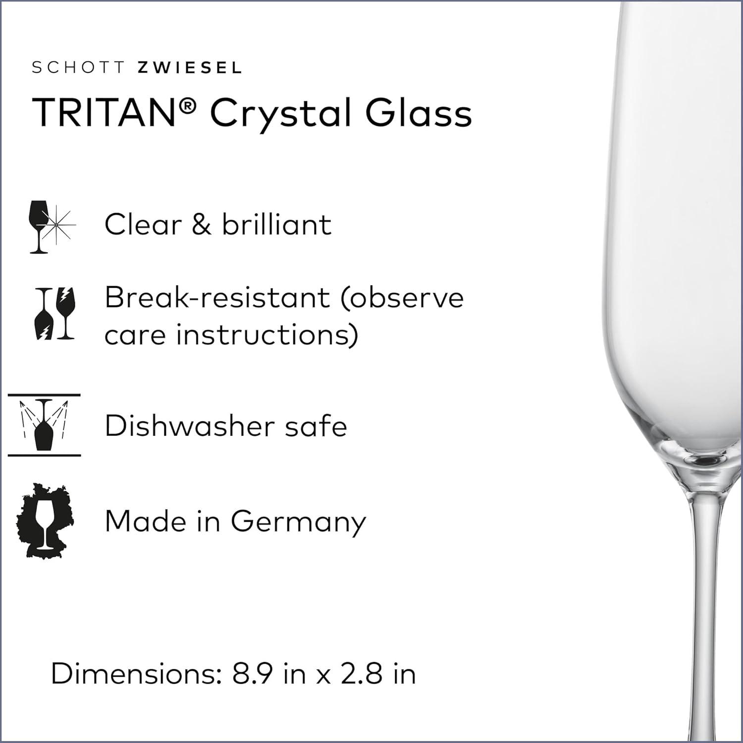 Forte 8 oz. Crystal Flute