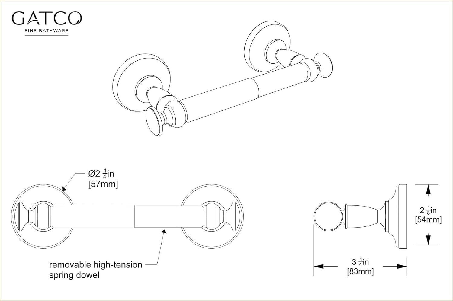 Tavern Standard Toilet Paper Holder