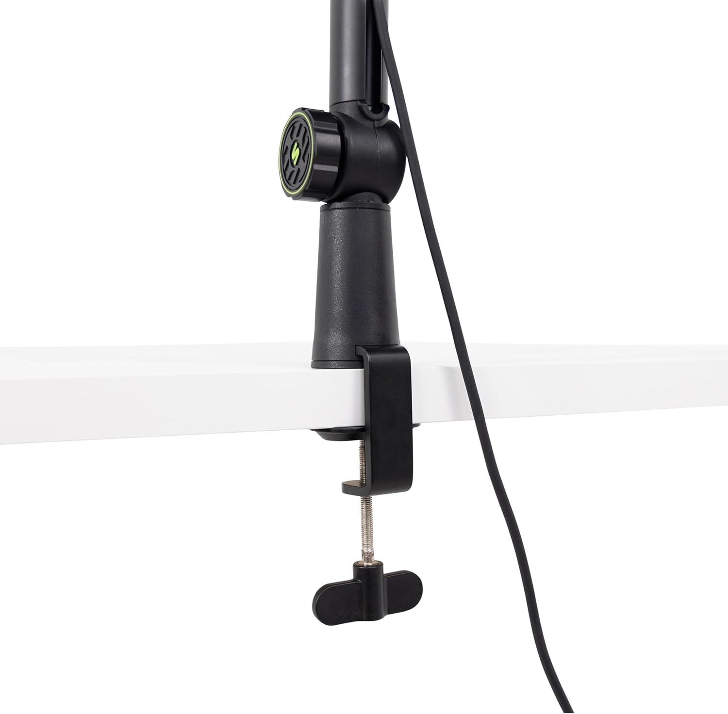 Shure Deluxe Articulating Desktop Mic Boom Stand with 360-Degree Rotation