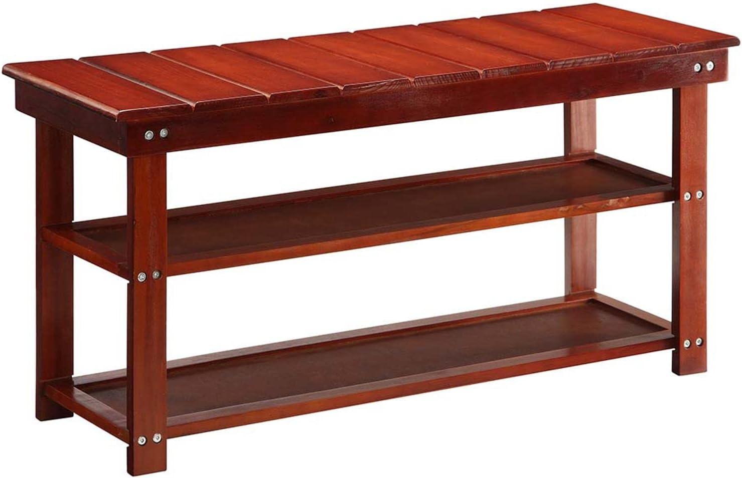 Cherry Oxford Contemporary Utility Bench with Storage