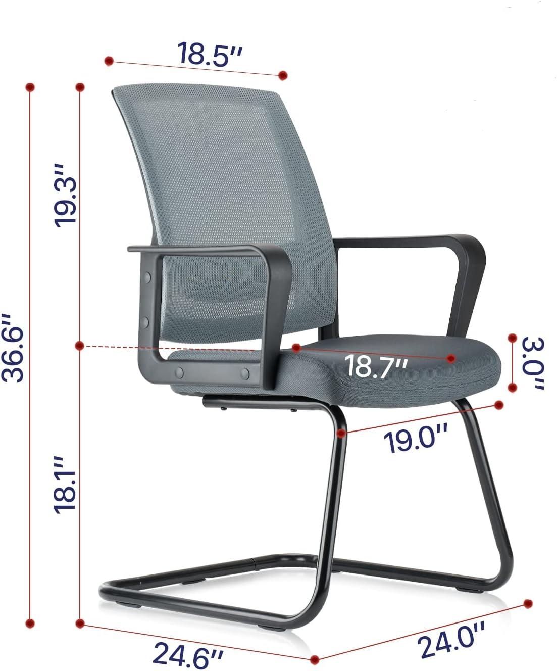 Clatina Waiting Room Chair with Metal Frame