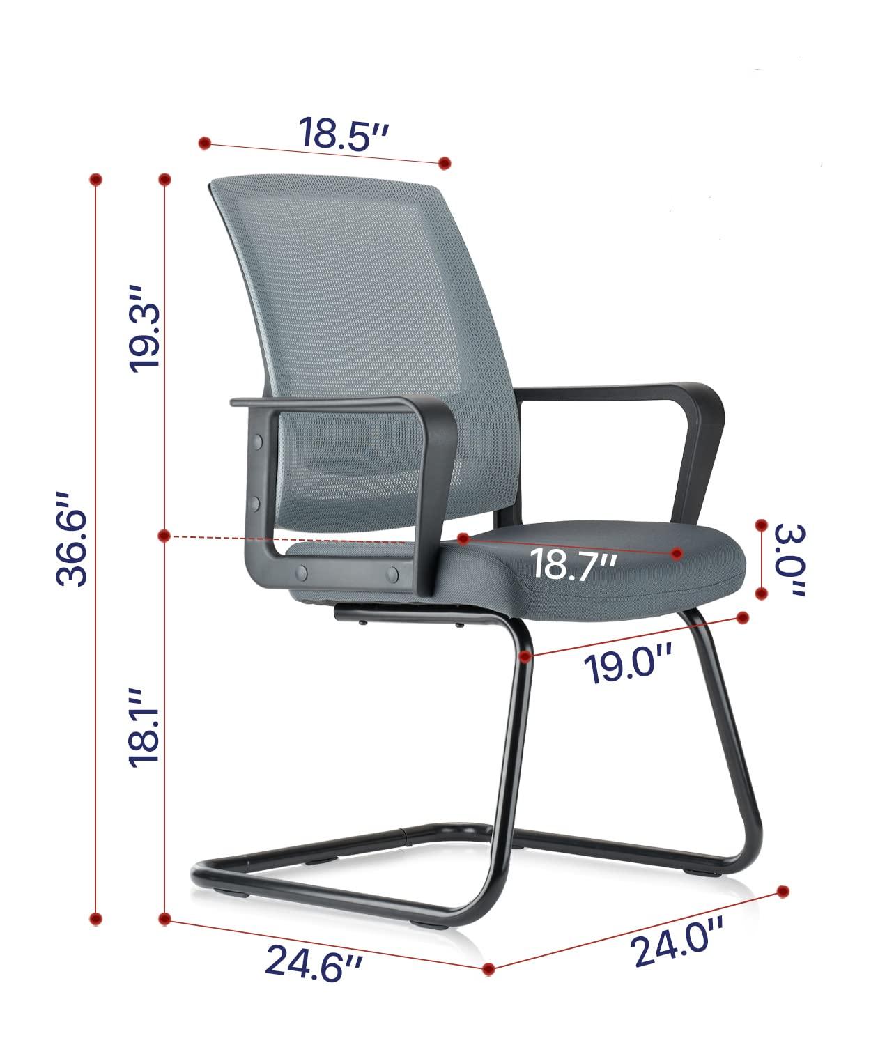 Clatina Waiting Room Chair with Metal Frame