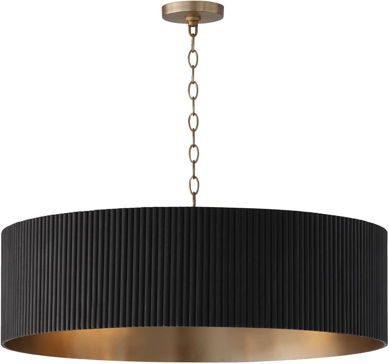 Donovan 4 - Light Dimmable Drum Chandelier