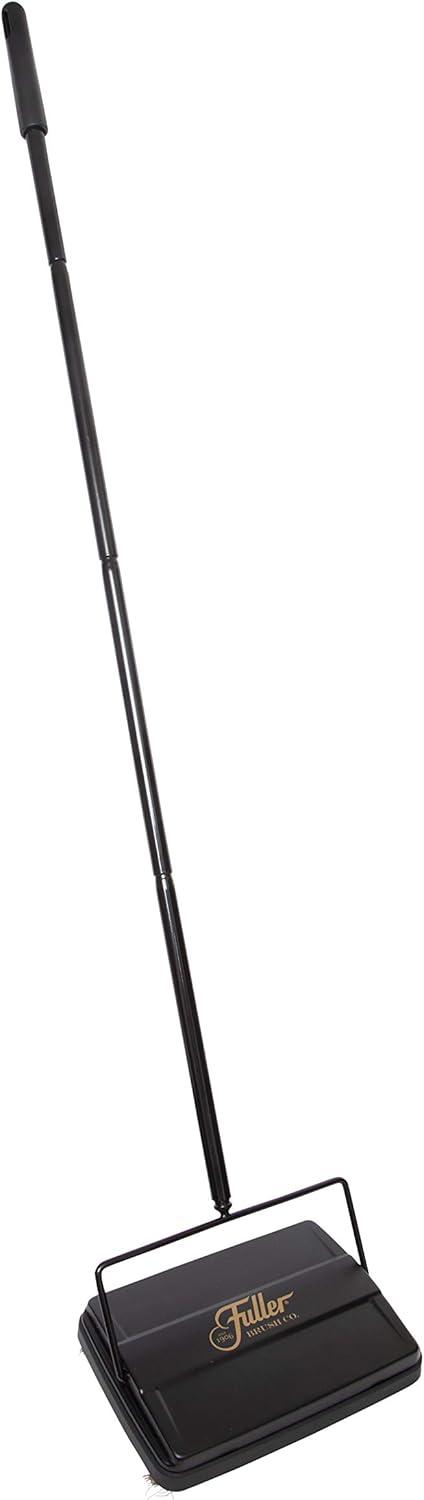 Black Metal Electrostatic Carpet and Floor Sweeper