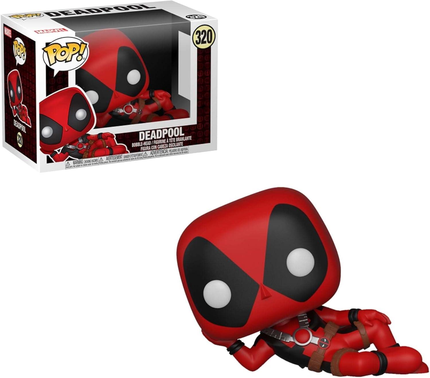 Deadpool Red and Black Bobble Head Funko Pop Figure