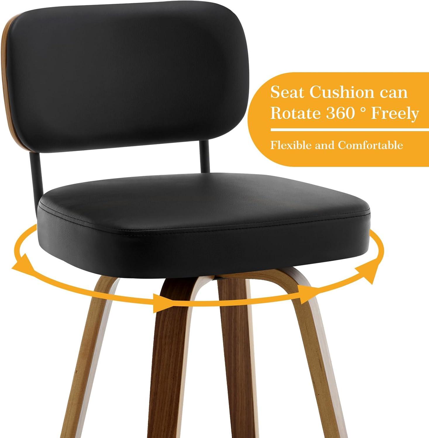 Corrigan Studio® Logreira Swivel Upholstered Counter & Bar Height Stool (Set of 2)