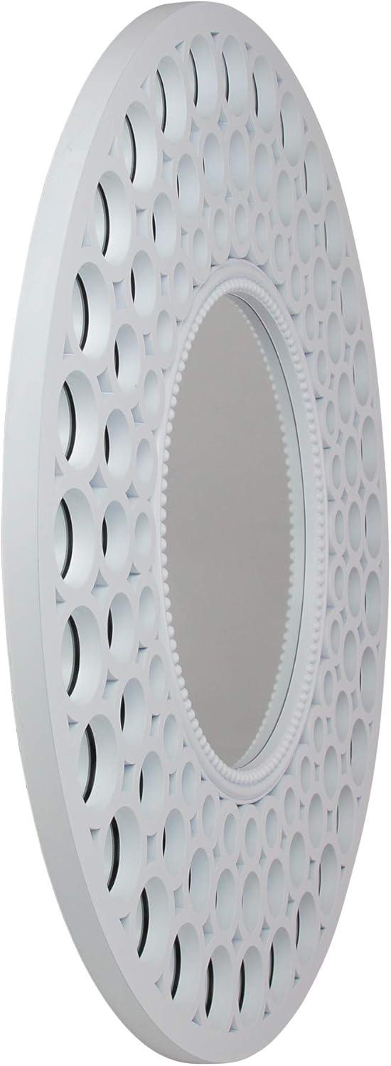 24.75" Cascading Orbs Round Wall Mirror