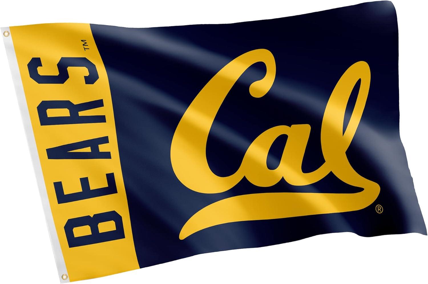Cal Berkeley Golden Bears Blue and Gold 3x5 Polyester Flag