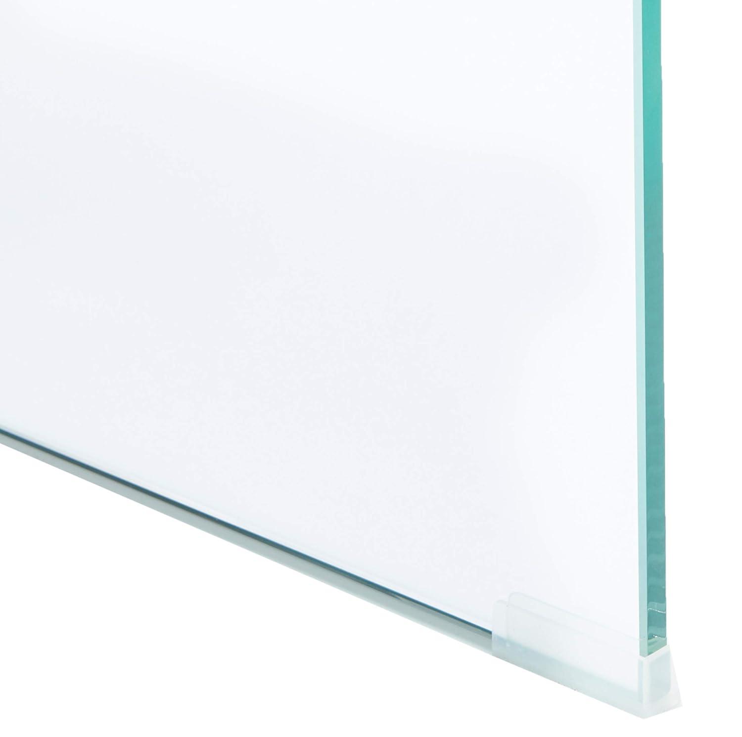 Christopher Knight Home Ramona Glass Rectangle Coffee Table Clear: Tempered Material, No Assembly Required