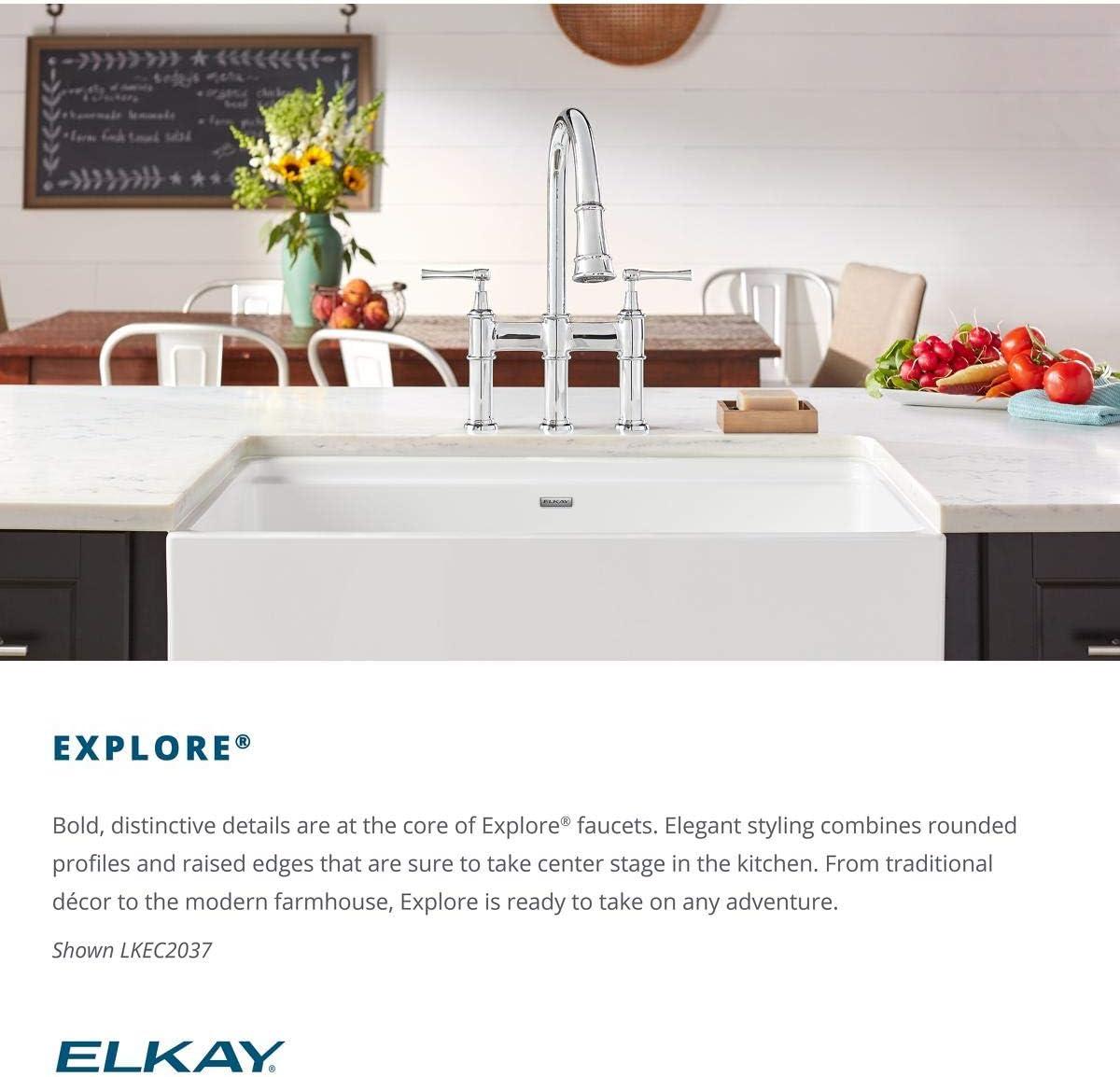 Explore Pull Down Bridge Faucet